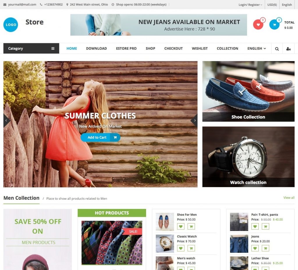 Shopping Websites. Webdesign For Fashion Online
